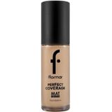 Flormar - Perfect Coverage Mat Touch Foundation - Matterende Make-up - Tint 301 Soft Beige - 30 ml