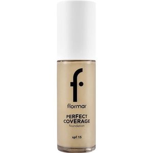 Flormar - Perfect Coverage Foundation - 102 Soft Beige - 30 ml