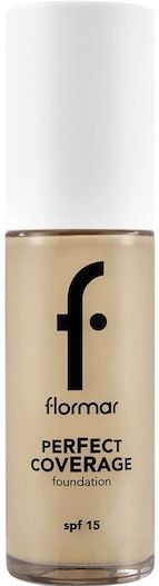 Flormar - Perfect Coverage Foundation - 102 Soft Beige - 30 ml