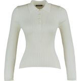 Trendyol - Geribbelde Gebreide Trui - Roze