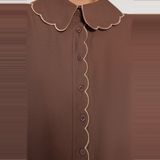 Trendyol - Geweven Overhemd - Wit - Normale Pasvorm - Borduursel