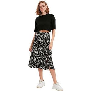 Trendyol - Midi-rok - Zwart - Patroon