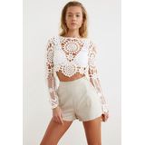 Trendyol Vrouwen Mini Normale taille Ontspannen Short