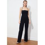 Trendyol - Glam Collection - Jumpsuit - Zwart - Regular Fit