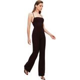 Trendyol - Glam Collection - Jumpsuit - Zwart - Regular Fit
