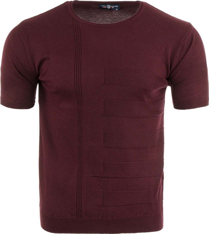 Men's t-shirt jimmy sanders z bordeaux men