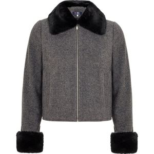 Jimmy Sanders - Jas - Antraciet - Dames