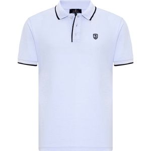 Jimmy Sanders Polo Shirt - 100 Katoen Heren Babyblauw