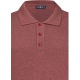 Jimmy Sanders - Gebreide Polo Trui - Roze - 100% Katoen - Heren