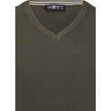 V-halstrui - Grijs - Katoen