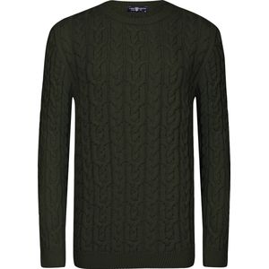 Jimmy Sanders - Ronde Hals Trui - Groen - Heren