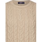 Jimmy Sanders - Ronde Hals Trui - Beige - Heren - XL