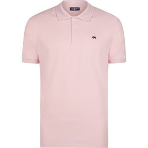 Jimmy Sanders - Polo Shirt - Katoenen Pique - Roze - Korte Mouw