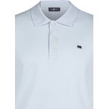 Jimmy Sanders - Poloshirt - Navy - Knoopsluiting - Kwartmouw