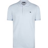 Jimmy Sanders - Poloshirt - Navy - Knoopsluiting - Kwartmouw