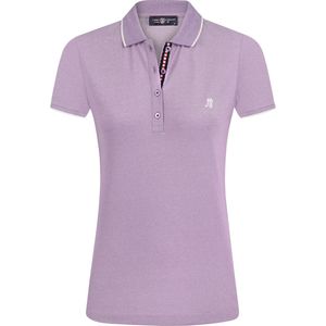 Jimmy Sanders Polo Shirt Korte Mouwen Katoen Dames Lila - S