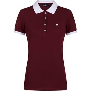 Jimmy Sanders - Polo Shirt - Bordeaux - Katoenen Pique - Korte Mouw