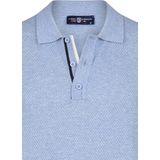 Jimmy Sanders - Polo Shirt - Blauw - Korte Mouwen - 100% Katoen