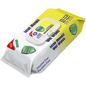 Detox - Antibacterieel - Alcoholvrij - Reinigingsdoekjes - Citroen - 80 Stuks