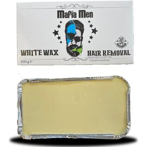 Mafia Men Ontharingswax White 500ml-mg Mask Wax Black Professioneel Harsblock