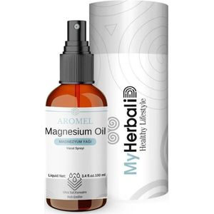 Aromel Extra Pure Magnesiumolie 100 ml (Natuurlijke massageolie tegen kniepijn, rugpijn, spierpijn)