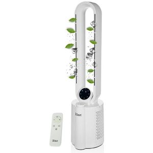 Zilan Turmventilator mit Luftbefeuchter Fernbedienung 12 Stufen Timer