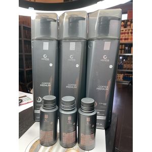 Honma Tokyo Coffee Premium Japanse Keratine Treatment 1 Behandeling 3x100 ml Shampoo&Treatment&Masker