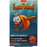 EasyFishoil - Omega-3 visolie voedingssupplement met Vitamine D - Zachte kauwgellies, de basis voor kinderen