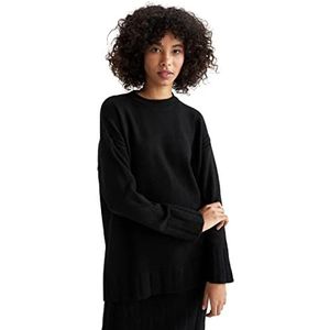 DeFacto Dames Tunic Shirt, zwart, M