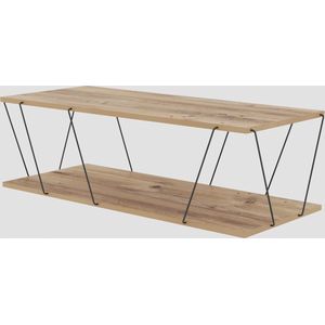 Menzzo Milanda tafel, hout, L 120 x D 50 x H 30 cm