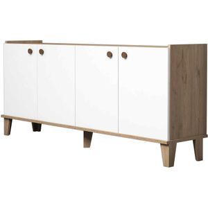 Sidetable Sumer Melamine Eiken Wit