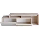 Modern TV-meubel met Planken | % Gemelamineerd | Cordoba Wit