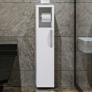 Asir - Badkamerkast - Wit - 100% Melamine Gecoate Deeltjesbord