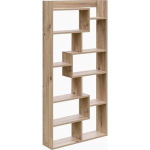 Boekenkast - Eiken Design - Duurzaam Melamine - Ruime Opbergruimte