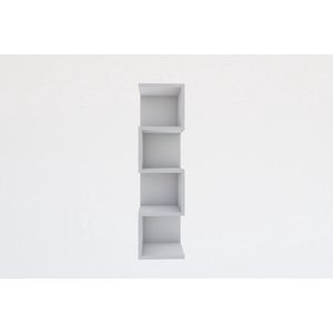 Boekenkast - Stijlvol Wit - 25x95x27cm - Duurzaam Melamine