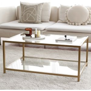 Koffie Tafel ASTRO 40x90 cm goud