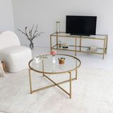 Decortie  Coffee Table - Gold Sun S404  Lage tafels dames Goud