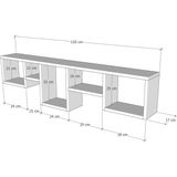 Wandplank | 100% Melamine Gecoat | Antraciet