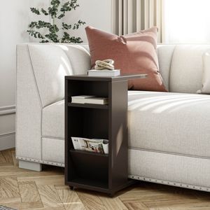 Hannah Home - Filinta - Bijzettafel - Antraciet - Spaanplaat