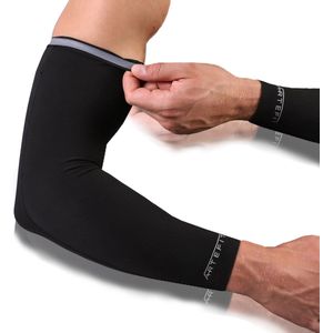 Artefit | Compressie sleeves arm | volledige arm sleeve | Armwarmers | UV-bescherming | Volleybal | Hardlopen | XS | Zwart