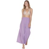 Trendyol Kaneel Geweven Gevlamde Katoenen Strandbroek Tbess21Pl0493