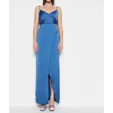 Trendyol - Granaatappelbloemhals - Avondjurk - Rood - Satijn - 100% Polyester