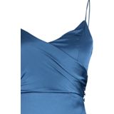 Trendyol - Granaatappelbloemhals - Avondjurk - Rood - Satijn - 100% Polyester