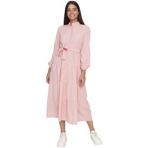 Bandeaujurk - Kaki - Katoen/Polyester - Relaxed Fit