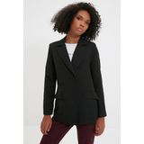 Blazer - Effen - Licht Gevoerd - Slanke Pasvorm - Lange Mouwen