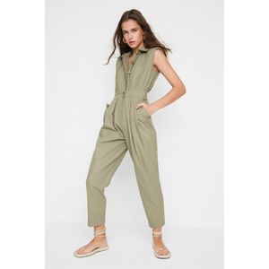 Teddy - Kaki Overall - Katoen - Normale Pasvorm