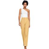 Trendyol - Basics - Hoge Taille Rechte Broek - Groen