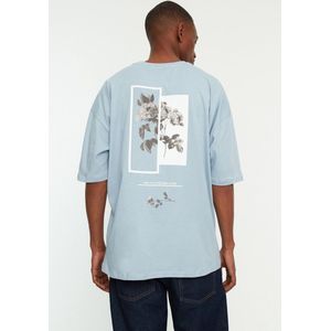 Trendyol - TMNSS21TS1223 - T-shirt - Blauw - Single Pack