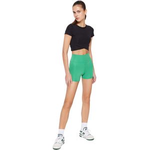 Trendyol - Gebreide Sportshort - Levendig Groen - Stretchy