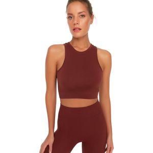 Trendyol - Naadloze Sport-Bh - Zwart - Licht Ondersteund - Gebreid